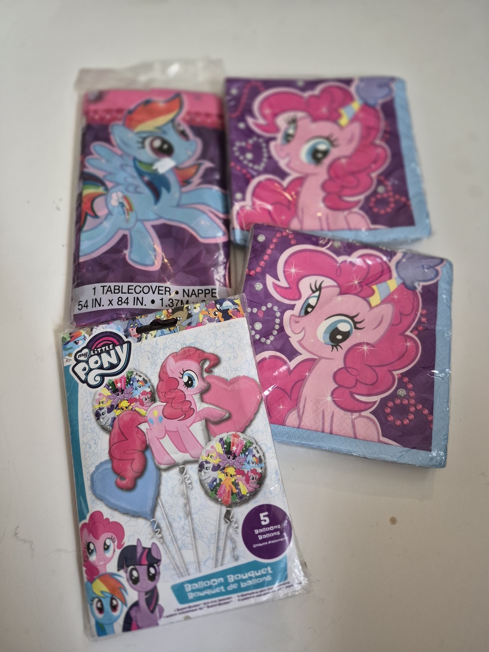 My Little Pony Pink & Purple Party Tableware Set